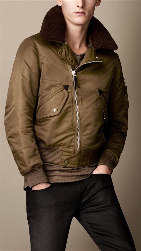 burberry mens aviator jacket|burberry windbreaker men's.